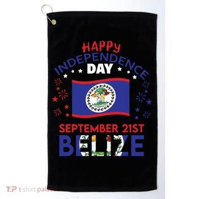 Belize 43rd Independence Day Belizean Pride Belize Flag Golf Towel