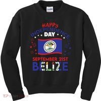Belize 43rd Independence Day Belizean Pride Belize Flag Kids Sweatshirt thumb 0