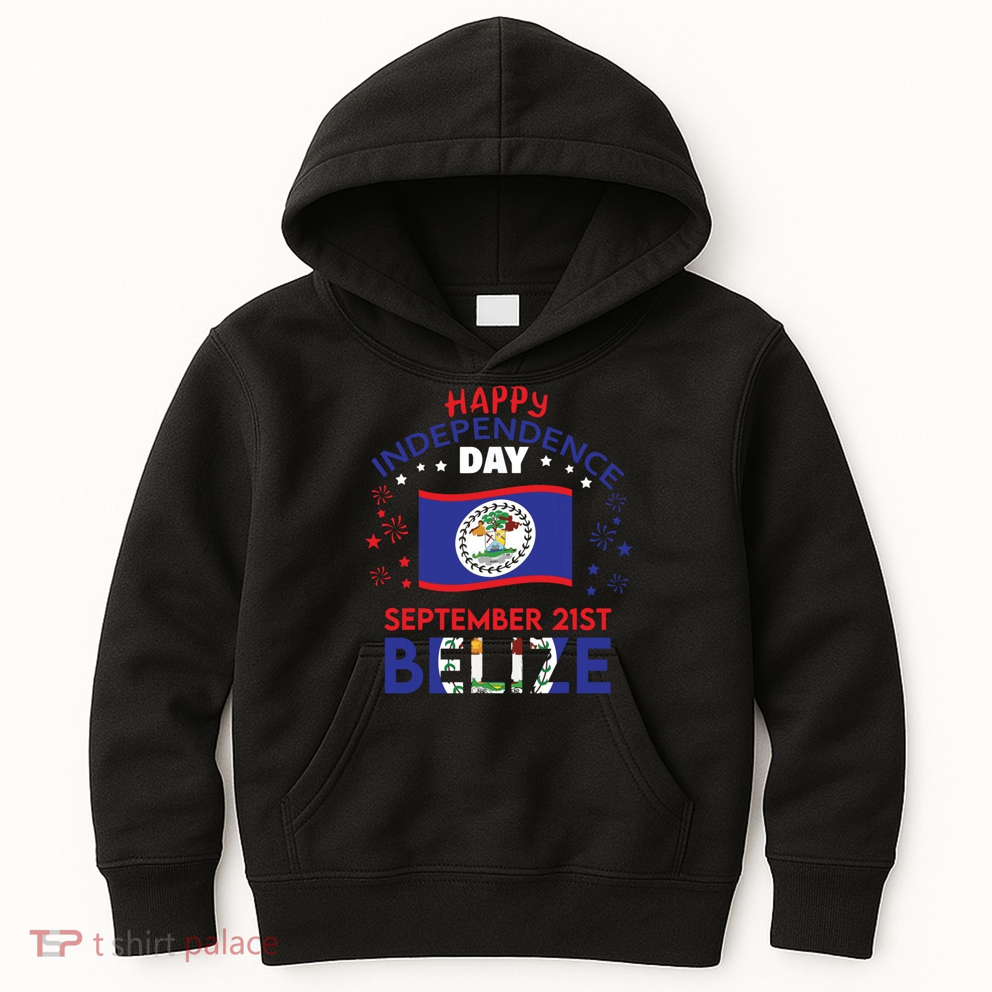 Belize 43rd Independence Day Belizean Pride Belize Flag Kids Hoodie