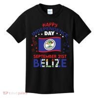 Belize 43rd Independence Day Belizean Pride Belize Flag Kids T-Shirt thumb 0
