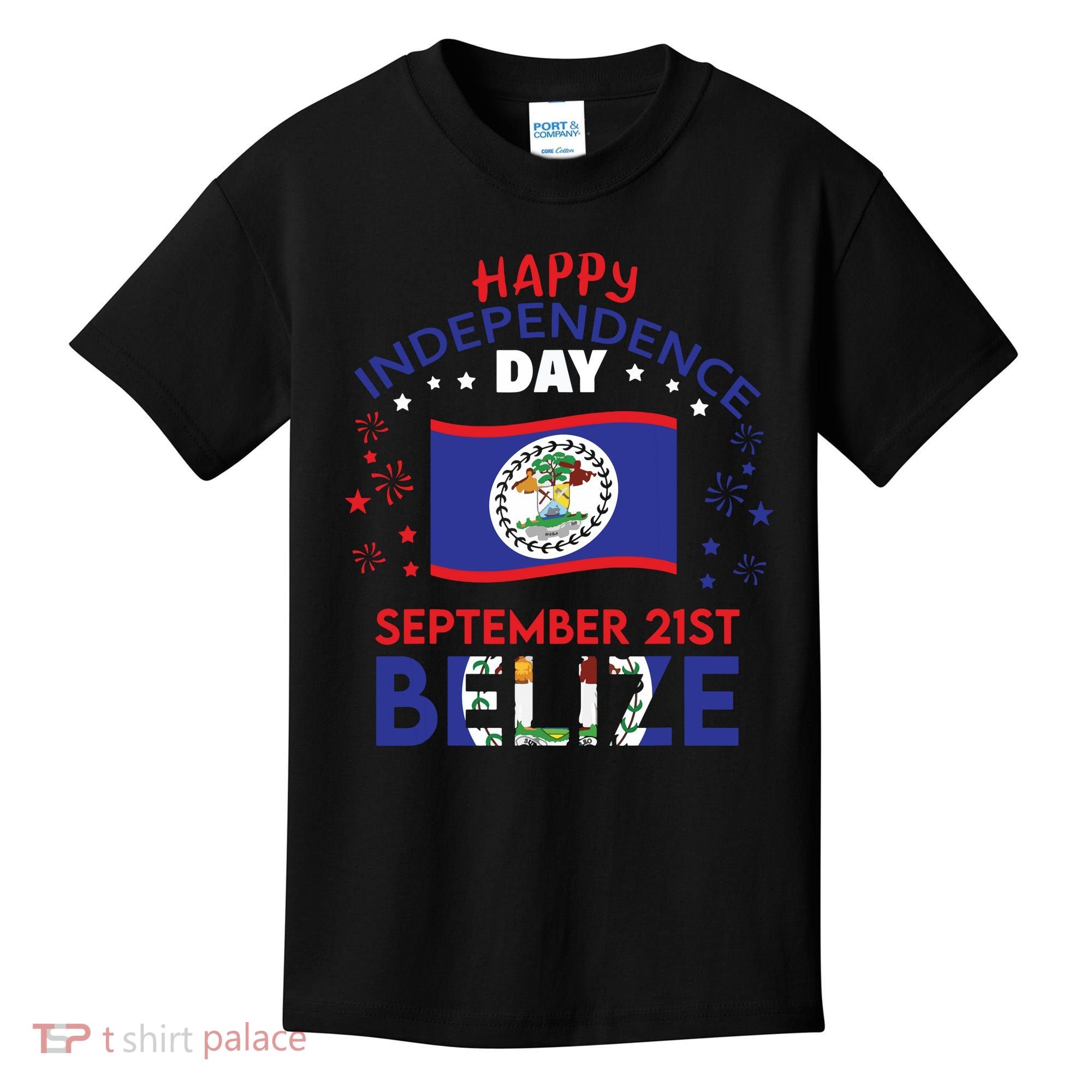 Belize 43rd Independence Day Belizean Pride Belize Flag Kids T-Shirt