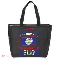 Belize 43rd Independence Day Belizean Pride Belize Flag Tote Bag thumb 0