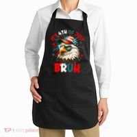 Bruh 4th Of July Bald Eagle Funny Apron thumb 2