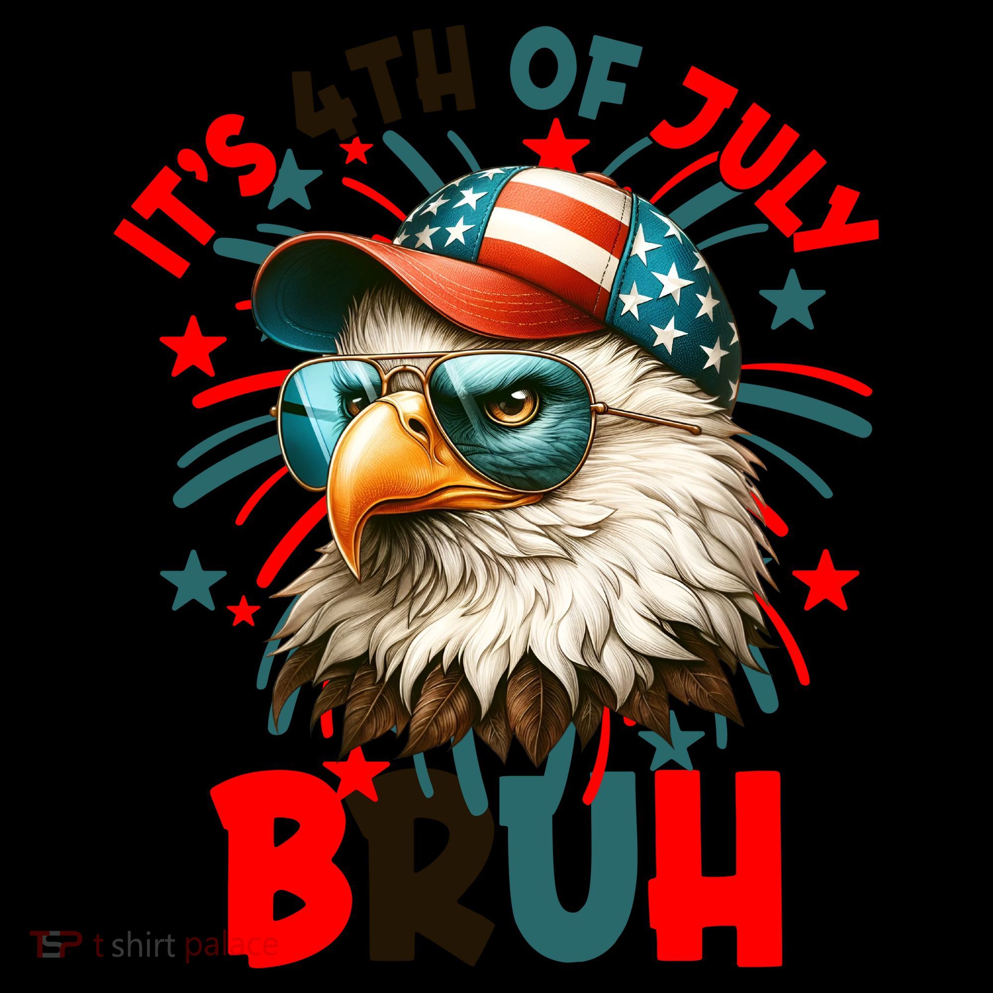 Bruh 4th Of July Bald Eagle Funny Coffee Mug