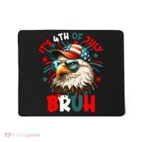 Bruh 4th Of July Bald Eagle Funny Mousepad thumb 0