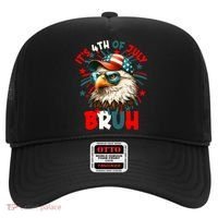 Bruh 4th Of July Bald Eagle Funny Hat thumb 0
