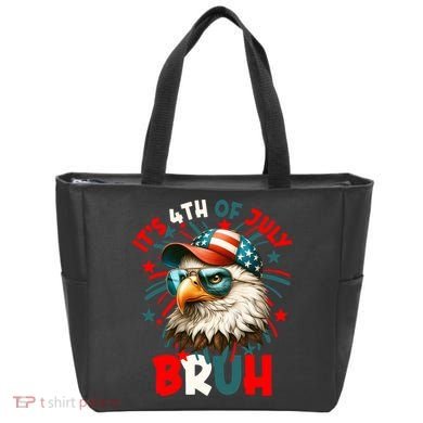 Bruh 4th Of July Bald Eagle Funny Tote Bag