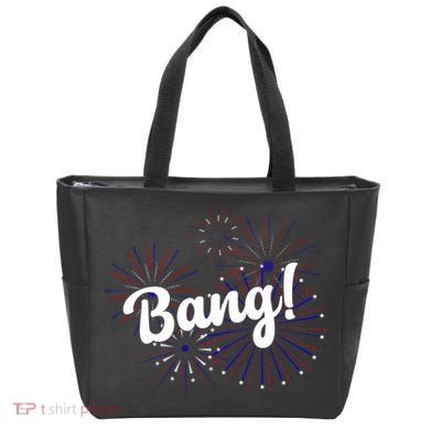 Bang 4th Of July Firework Tote Bag