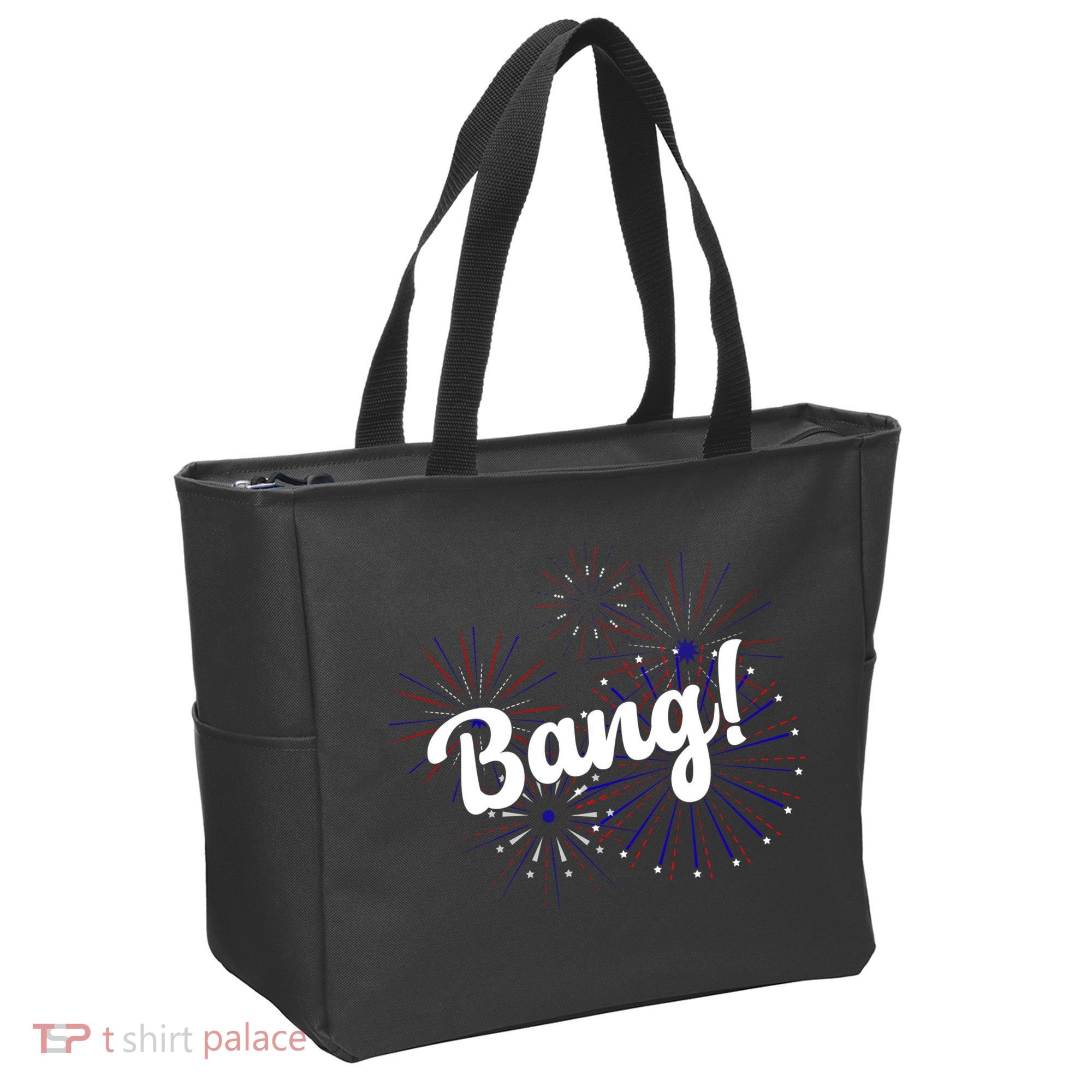 Bang 4th Of July Firework Tote Bag