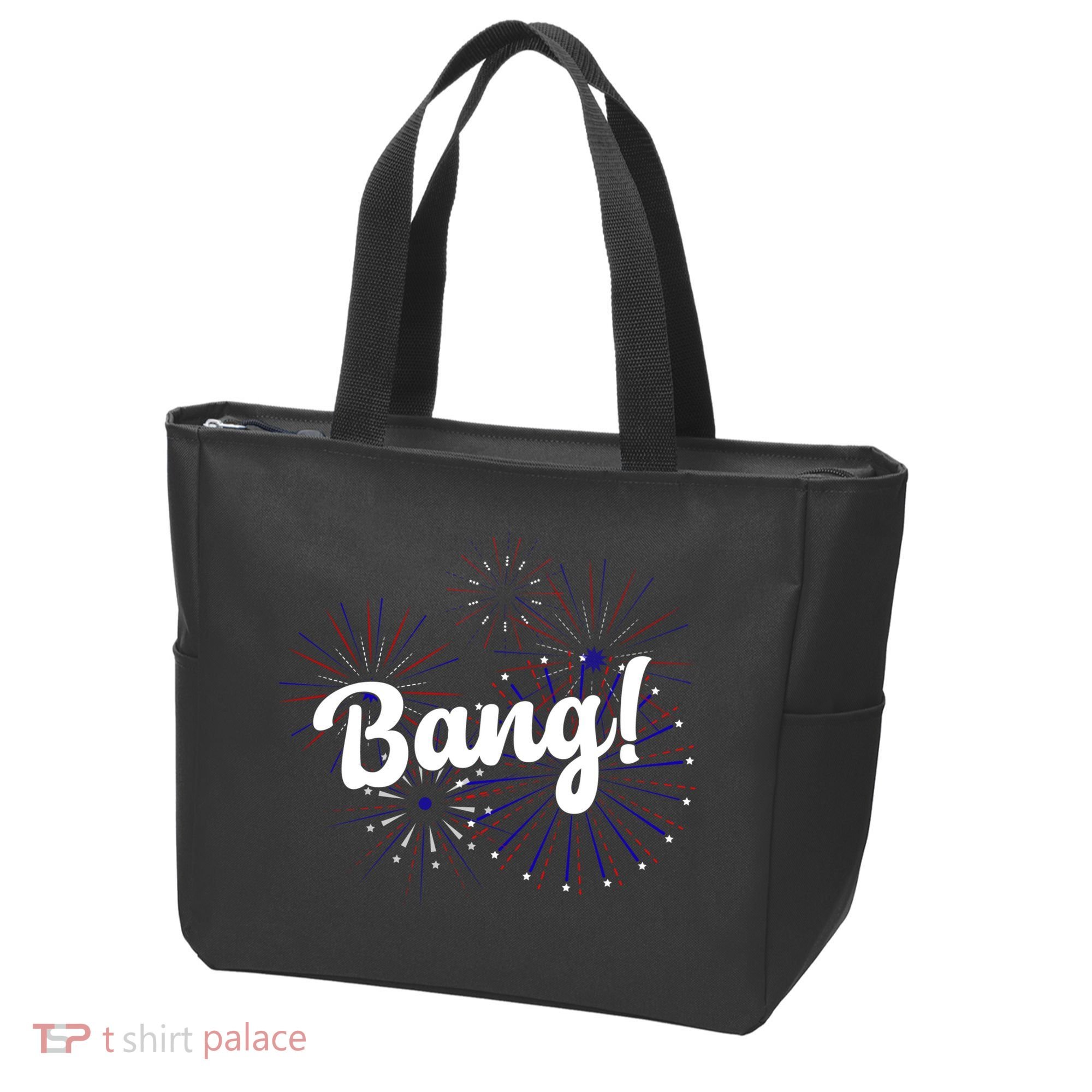 Bang 4th Of July Firework Tote Bag