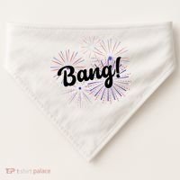 Bang 4th Of July Firework USA-Made Doggie Bandana thumb 0