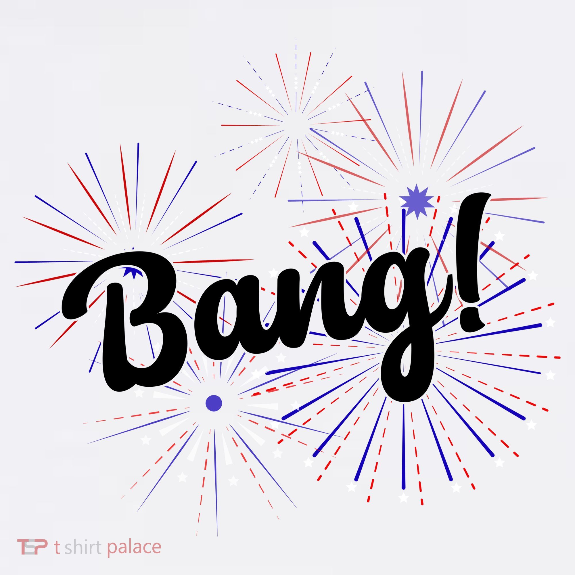 Bang 4th Of July Firework Apron