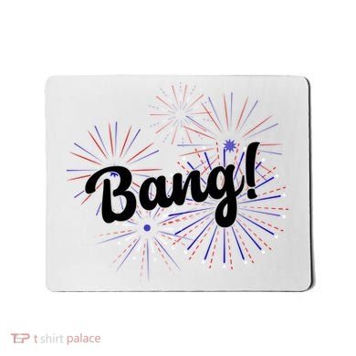 Bang 4th Of July Firework Mousepad