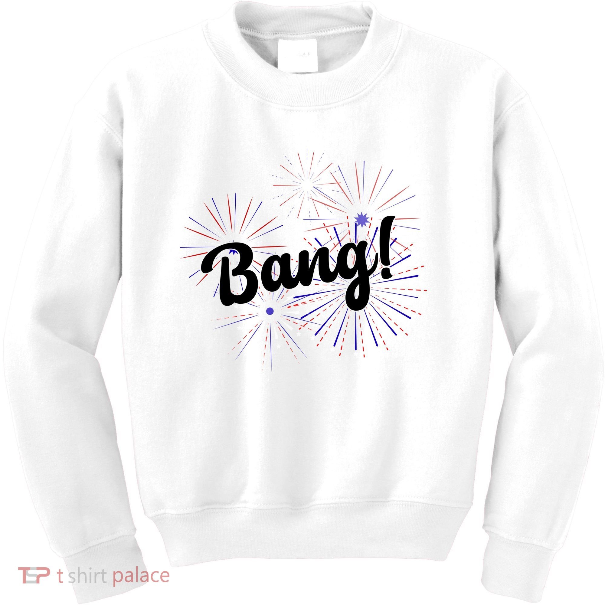 Bang 4th Of July Firework Kids Sweatshirt
