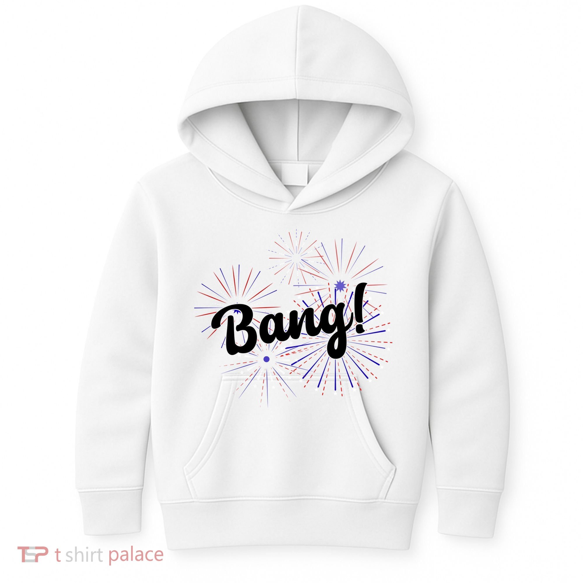 Bang 4th Of July Firework Kids Hoodie