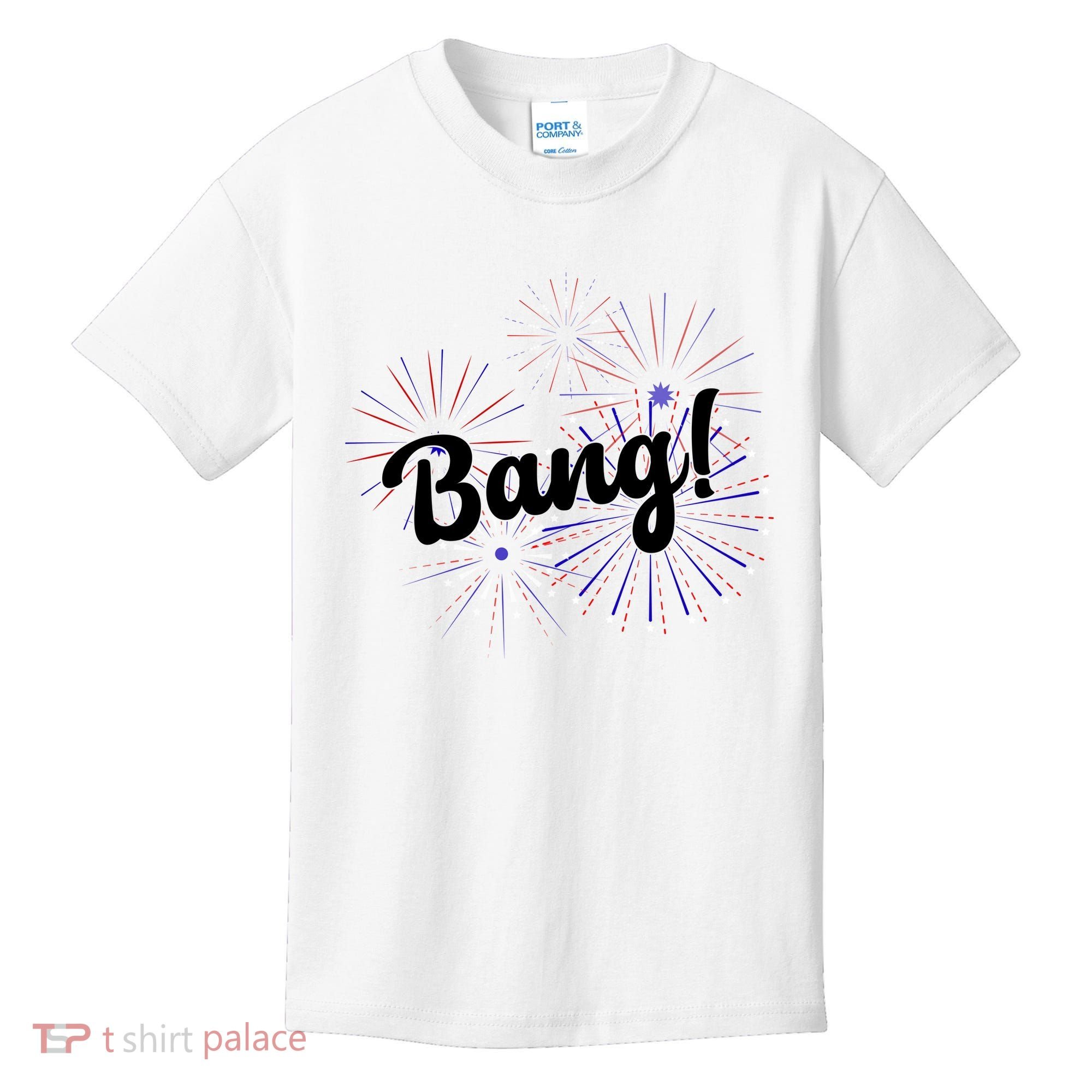 Bang 4th Of July Firework Kids T-Shirt