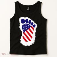 Bigfoot 4th Of July Bigfoot American Flag Tank Top thumb 2