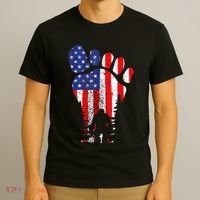 Bigfoot 4th Of July Sasquatch American Flag Patriotic T-Shirt thumb 3