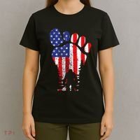 Bigfoot 4th Of July Sasquatch American Flag Patriotic T-Shirt thumb 4