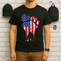 Bigfoot 4th Of July Sasquatch American Flag Patriotic T-Shirt thumb 6