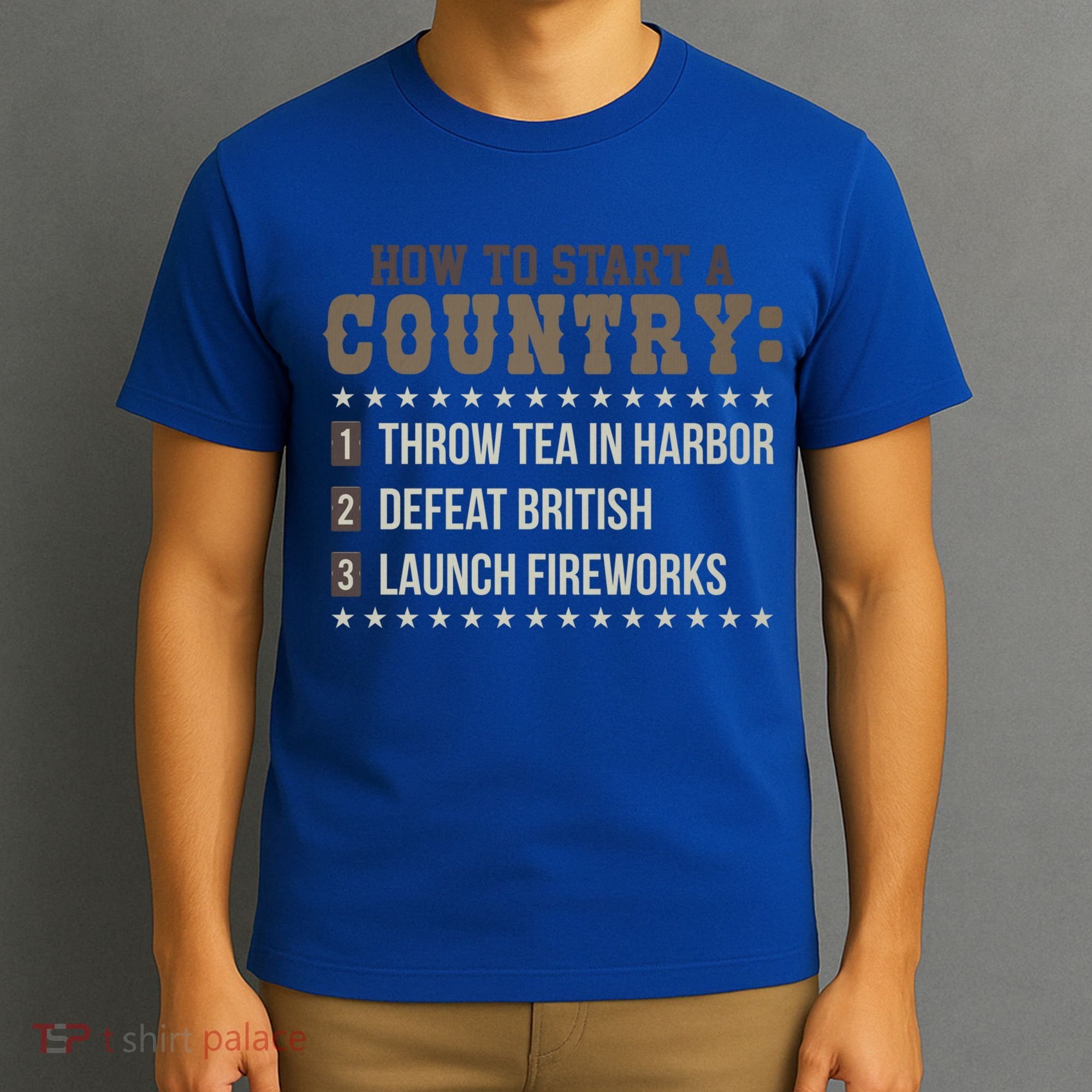 Boston 4th Of July Funny Tea Party Patriotic Patriot Gift Cool Gift T-Shirt