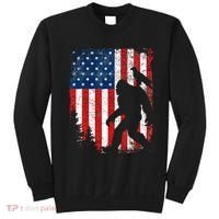 Bigfoot 4th of July Bald Eagle American USA Flag Patriotic Sweatshirt thumb 0