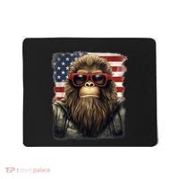 Bigfoot 4th Of July American USA Flag Patriotic Mousepad thumb 0