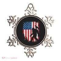 Bigfoot 4th Of July Bald Eagle American USA Flag Patriotic Ornament thumb 0