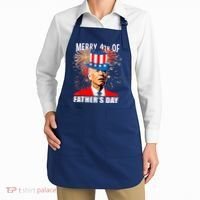 Biden 4th Of July Joe Biden Happy Father's Day Funny Apron thumb 2