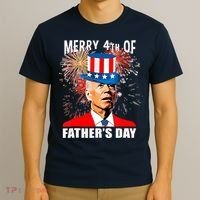 Biden 4th Of July Joe Biden Happy Father's Day Funny T-Shirt thumb 3