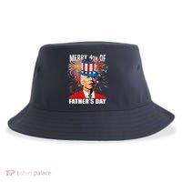 Biden 4th Of July Joe Biden Happy Father's Day Funny Sustainable Bucket Hat thumb 0