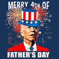 Biden 4th Of July Joe Biden Happy Father's Day Funny Women's Tank Top thumb 5