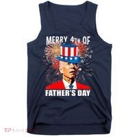 Biden 4th Of July Joe Biden Happy Father's Day Funny Tank Top thumb 0
