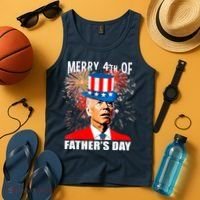 Biden 4th Of July Joe Biden Happy Father's Day Funny Tank Top thumb 4