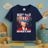 Biden 4th Of July Joe Biden Happy Father's Day Funny Toddler T-Shirt thumb 3