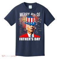 Biden 4th Of July Joe Biden Happy Father's Day Funny Kids T-Shirt thumb 0