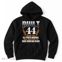 Built 44 Years Ago 44th Birthday 44 Years Old Bday Hoodie thumb 0