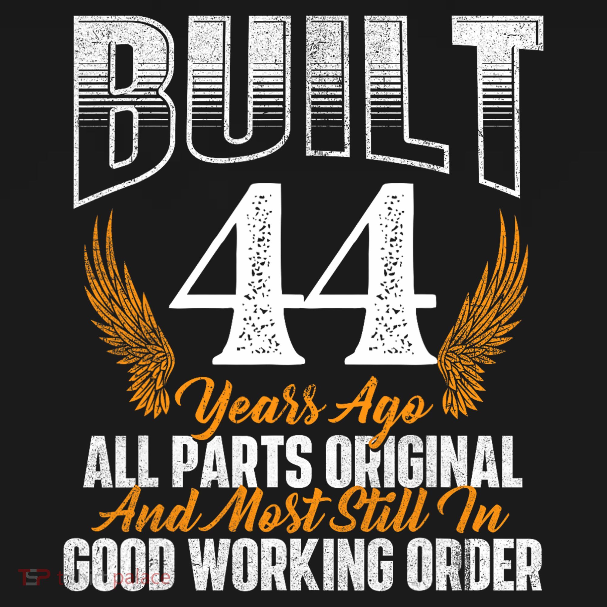 Built 44 Years Ago 44th Birthday 44 Years Old Bday Women's Hoodie