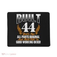 Built 44 Years Ago 44th Birthday 44 Years Old Bday Mousepad thumb 0