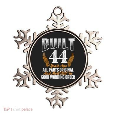 Built 44 Years Ago 44th Birthday 44 Years Old Bday Ornament
