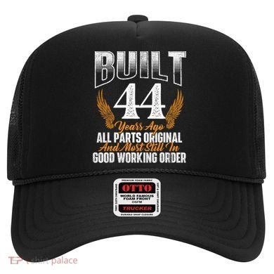 Built 44 Years Ago 44th Birthday 44 Years Old Bday Hat