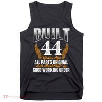 Built 44 Years Ago 44th Birthday 44 Years Old Bday Tank Top thumb 0