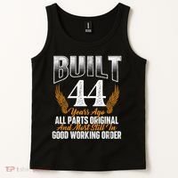 Built 44 Years Ago 44th Birthday 44 Years Old Bday Tank Top thumb 2