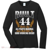 Built 44 Years Ago 44th Birthday 44 Years Old Bday Women's Long Sleeve Shirt thumb 0