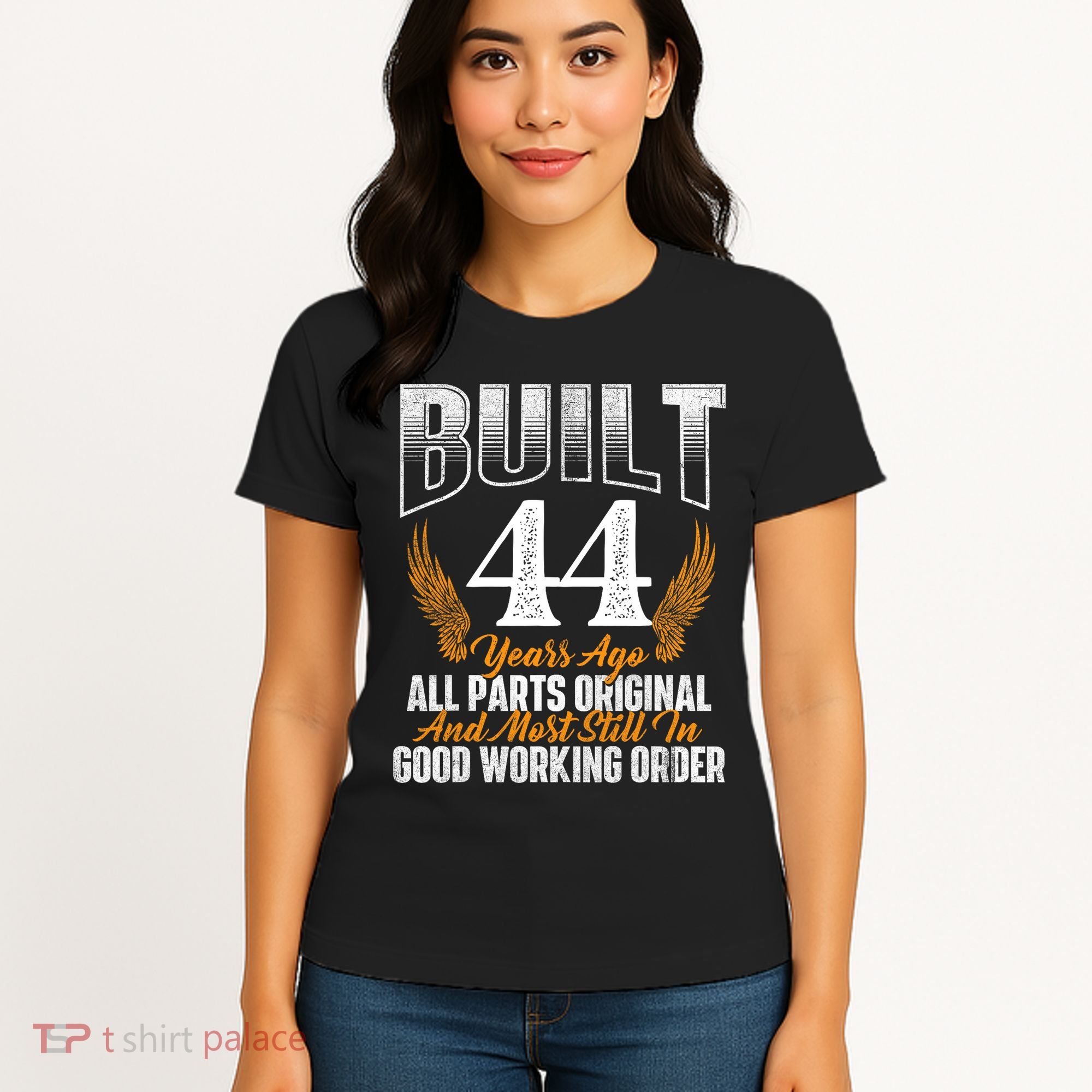 Built 44 Years Ago 44th Birthday 44 Years Old Bday Women's T-Shirt