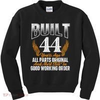 Built 44 Years Ago 44th Birthday 44 Years Old Bday Kids Sweatshirt thumb 0