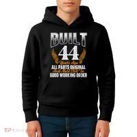 Built 44 Years Ago 44th Birthday 44 Years Old Bday Kids Hoodie thumb 4