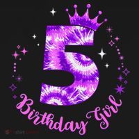 Birthday 5th Birthday Girl Birthday Party  T-Shirt thumb 7