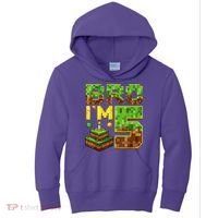 Boy 5th Birthday Boy Bro I’M 5 Year Old Gamer Pixel Kids Hoodie thumb 0