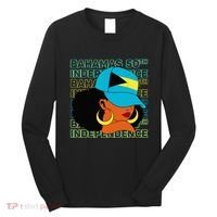 Bahamas 50th Independence Day Bahamian Bahamas Flag Long Sleeve Shirt thumb 0